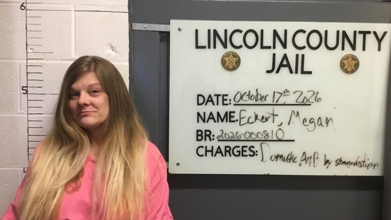 Megan Eckert Charged with Domestic Assault and Battery by Strangulation