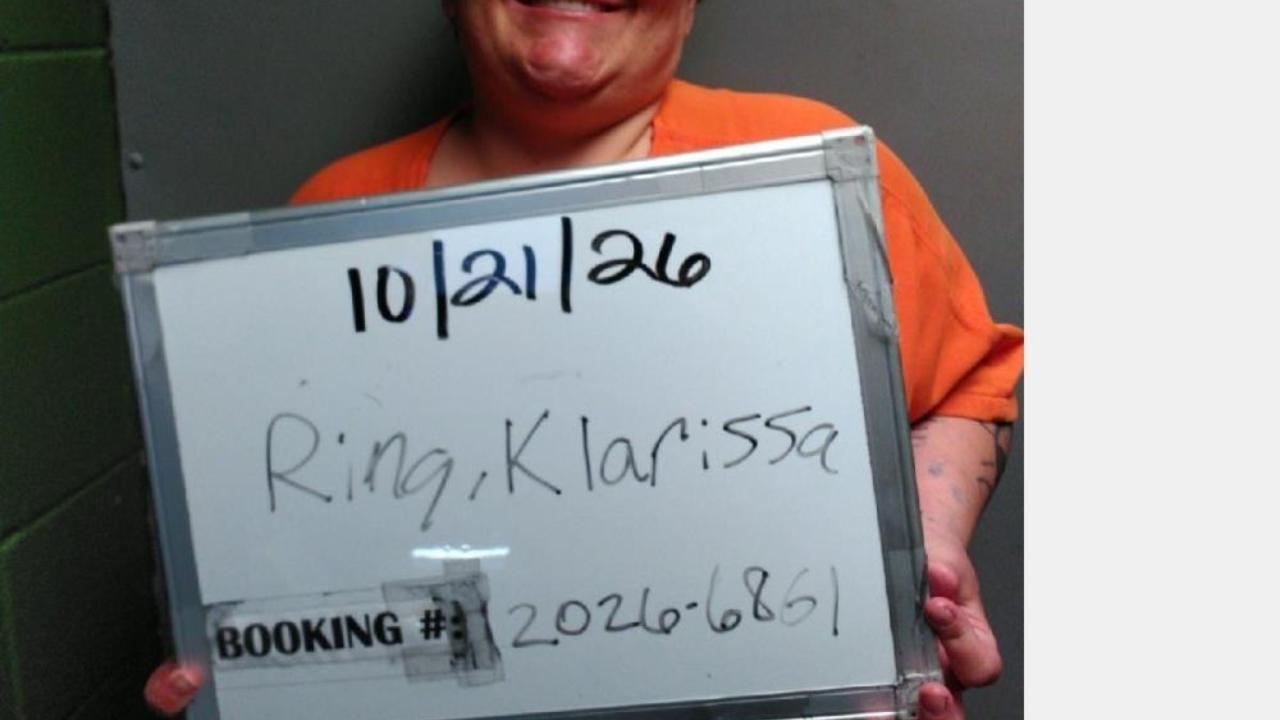 Ring, Klarissa Renea charged with Resisting Arrest Misdemeanor*; Fleeing -On Foot-Misd*; Public Intoxication - Danger to self or others*