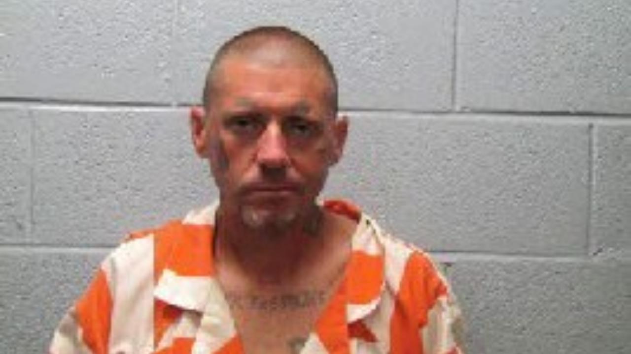 LARRY BLUE PATE charged with M Injury To Personal Propert M Second Degree Trepass