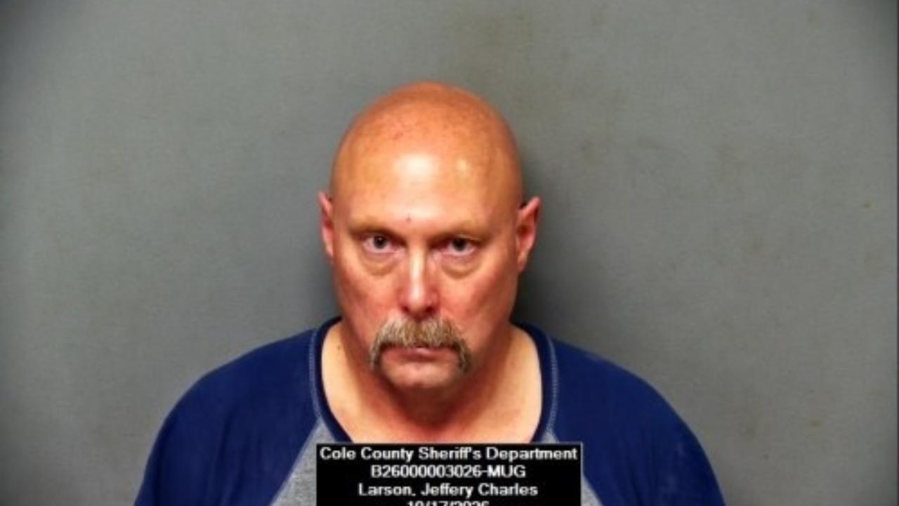 Jeffery Charles Larson charged with 571.030-010Y202052 Unlawful Use Of Weapon - Subsection 4 - Exhibiting (F): STAT