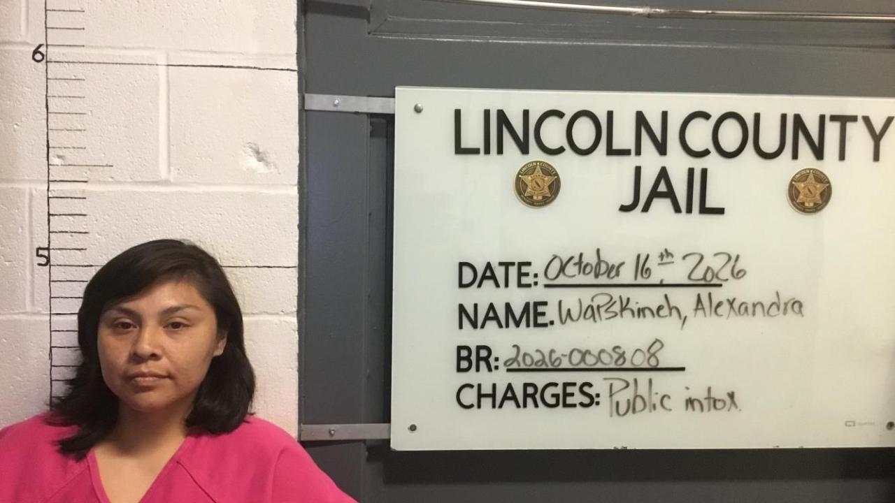 Alexandra Denise Wapskineh Charged with Public Intoxication